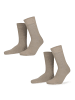Hudson Socken Only 2-Pack langlebig in Beigemel.