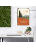 Mr. & Mrs. Panda Poster Landschaft minimalistisch Design mit Spruch in Weiß