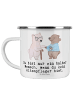 Mr. & Mrs. Panda Trinkbecher Altenpfleger Herz mit Spruch in Weiß