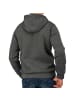 Arizona-Shopping Sweat Jacke Kapuzenjacke Zip Hoodie in Grau