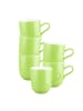 Seltmann Weiden 6er Set Henkelbecher Liberty Pure Colors 400 ml in Lime Green