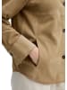 Marc O'Polo Leder-Overshirt regular in Earthy Taupe