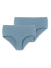 Schiesser Panty Feinripp - Pure Rib in blaugrau