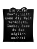 Mr. & Mrs. Panda Schultasche Spruch Friseur Wunder mit Spruch in Schwarz