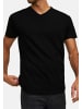 Jack & Jones T-Shirt Organic Basic in Schwarz / dunkelblau / weiß