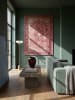 KADIMA DESIGN Flachgewebe-Teppich Handgewebt COQUET Pflegeleicht Vintage in Rosa