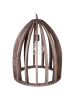 Beliani Pendelleuchten MANAIR in Braun - (W) 45 x (H) 165 x (L) 45 cm