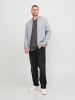 JACK & JONES PLUS Kapuzenjacke in Light Grey Melange