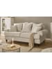 Furn.Design Sofa beige Landhaus, Couch 3-Sitzer 200 cm