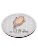 Mr. & Mrs. Panda magnet Otter Umarmen mit Spruch in Grau Pastell