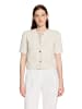 Betty Barclay Sweatjacke langarm in Cream Beige