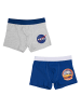 United Labels 2er Pack NASA Boxershorts in blau/grau