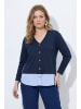 Ulla Popken Sweatjacke in marine