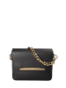John Richmond Umhängetasche in BLACK AND GOLD