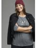 Laura Scott 3/4-Arm-Shirt in grau-melange