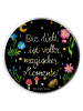 Mr. & Mrs. Panda Waschbeckenverschluss Magische Welt mit Spruch in Bunt