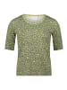 Betty Barclay Basic Shirt mit Rippenstruktur in Khaki/Green