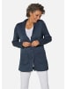 GOLDNER Strickjacke in jeansblau