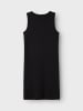 name it Sommerkleid ärmellos Rippstrick Slim Fit Nkfnakal in black