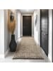 KADIMA DESIGN Teppich Kurzflor Unicolor Chenille Baumwolle Innen in Beige