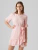 Vero Moda Kurzes Mini Wickel Kleid VMHENNA in Pink