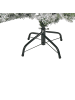Beliani Weihnachtsbaum TOMICHI in Weiß/Schwarz/Grün - (W) 90 x (H) 120 x (L) 90 cm
