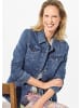GOLDNER Zeitlose Jeansjacke mit tollen Details in blau