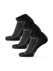 DANISH ENDURANCE Laufsocken Long Distance Running Low-Cut in Black/Grey
