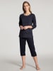 Calida Pyjama in dark lapis blue