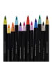 LEGAMI Legami Pinselstifte 12er Set - BRUSH MARKERS - PASTEL COLOURS