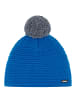 Eisbär Jamie Pompon MÜ Bommelmütze in Blau