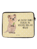 Mr. & Mrs. Panda Notebook Tasche Quokka Happy mit Spruch in Gelb Pastell