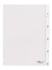 Durable Register A4 blanko PP 5-teilig transparent