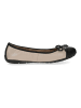 Caprice Ballerinas in Beige/Schwarz