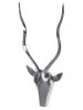 KADIMA DESIGN Aluminium Hirschgeweih Wanddekoration: Modern, elegant, 33x54x4 cm