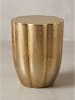 KADIMA DESIGN Beistelltisch lackiertes Aluminium, handgefertigt, Modern in Gold