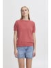 ICHI Kurzarm-Bluse IHDAMILO Regular fit in Holly Berry
