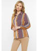 Usha Women Blouse in multicolour brown