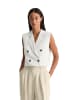 Marc O'Polo Kurze Weste oversize in Dusty Beige Melange