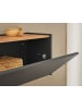 Furn.Design Garderoben-Set 2-teilig grau matt, Eiche Wotan 150 cm, Flurgarderobe mit Spiegel