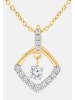 Diamant Exquis Halskette aus 585 Gelbgold mit Diamant