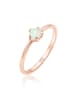 Elli Ring 925 Sterling Silber Verlobungsring in Rosegold