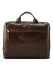 Jost Skagen Aktentasche Leder 38 cm Laptopfach redbrown