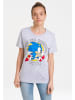 Logoshirt T-Shirts Sonic The Hedgehog - 1991 in grau-meliert