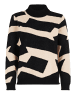 Betty Barclay Strickpullover mit Jacquard in Black-Beige