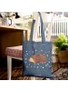 Mr. & Mrs. Panda Uni Tasche Igel Herzen ohne Spruch in Indigo Blue