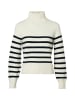 Mart Visser Caroline Tensen Danville Streifenpullover Off-White/Schwarz