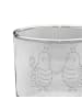 Mr. & Mrs. Panda Whiskey Glas Sternzeichen Zwilling mit Spruch in Transparent