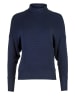 HELMIDGE Rollkragenpullover Lockerer Kragen in blau