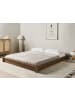 Beliani 2-tlg Doppelbett ANTRAS in Braun